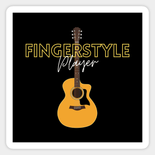 Fingerstyle Player Natural Finish Sticker